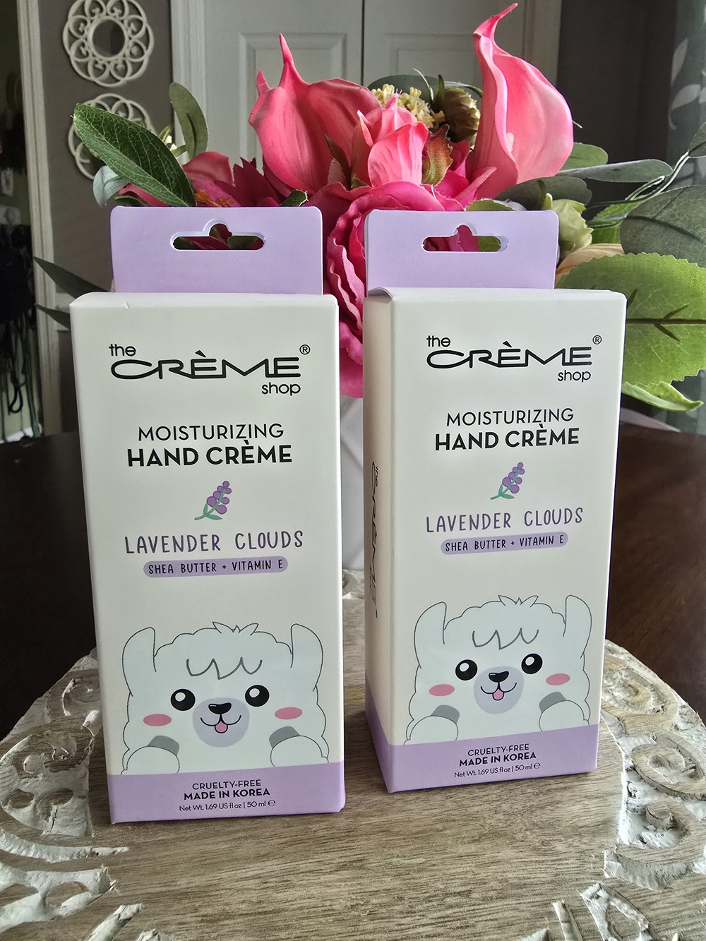 The Crème Shop Lavender Clouds Moisturizing Hand Crème - Light Purple